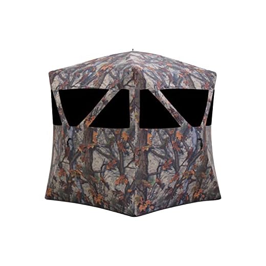 Barronett Blinds PR200BT Prowler 200 Ultra-Light Pop-Up Portable Hunting Blind, Woodland Camo, 71" x 71"