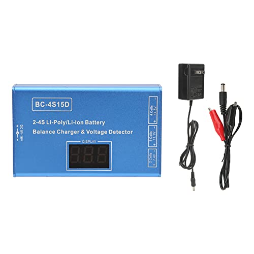 RC Balance Charger, Airsoft Digital Charger for 2S 3S 4S 25W High Accurate RC Lipo Battery Charger RC Airplane(US Plug)