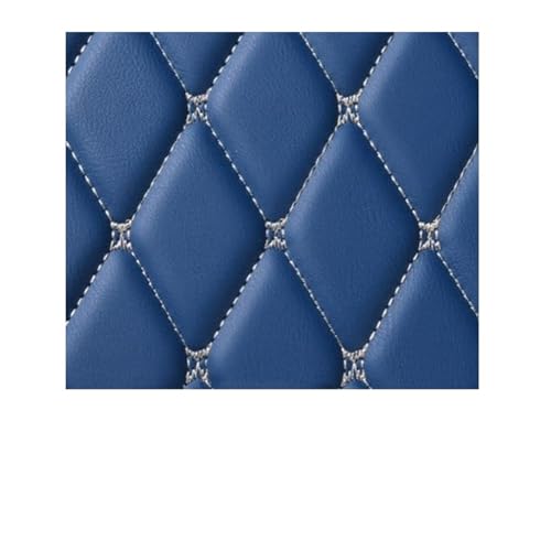 Tapis de sol Polestar 2 en cuir bleu sur mesure pour modèles 2019 à 2024