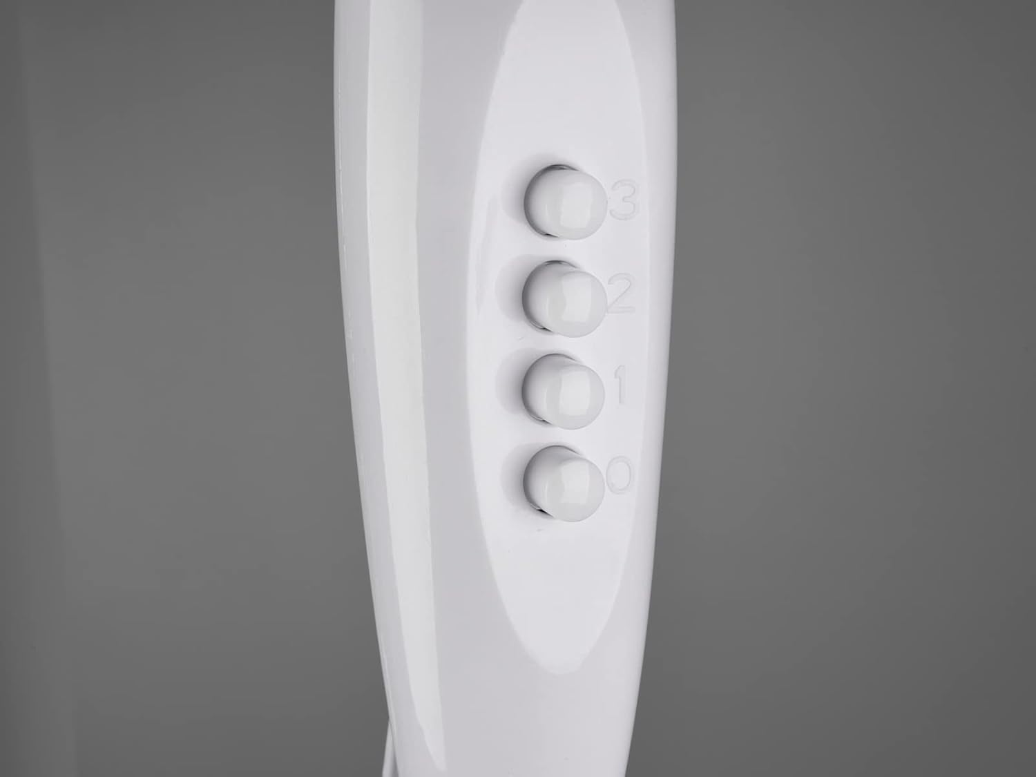 Close-up of the control buttons on the R024 Stand Fan