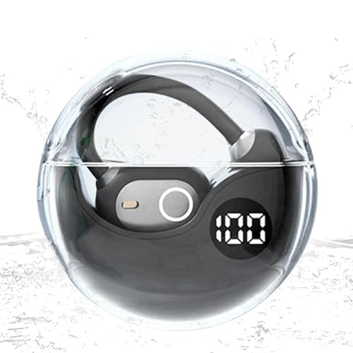 Auriculares Inalámbricos Over Ear - Auriculares Deportivos Sonidos De Alta Calidad, Auriculares De Construcción Ligero | Reducción De Ruido Auriculares Con Clip Para Oídos, Auricular Resistente Al