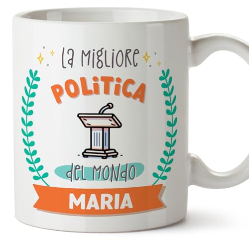 Mugffins Tazza Personalizzata in ceramica per POLITICA donna 11 oz