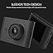 YI Nightscape Dash Cam, 1080p Smart Wi-Fi Car Camera with Heat-Resistant Supercapacitor, Superb Night Vision, Sony Sensor, 140° FOV, 2.4”Screen, Phone App - Black