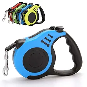 YOUSTYLO - YOU ARE PRIORITY 5m Dog Leash for Small Medium Dogs Retractable Dog Leash Automatic Flexible Dog Puppy Cat Traction Rope Belt Upto 15 kg Pet (Blue)
