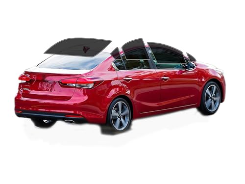 AUTOTEK Precut Windows Tint Film All Sides Cars Sun Blocking Protection Privacy Anti Shatter Glass 2 Ply Film Any Tint Shade kit for KIA Forte seden 2014-2018