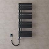 doporro Scaldasalviette Elettrico 104x40 cm 800 W con Termostato e Timer