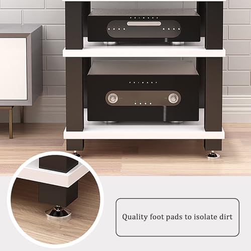 Support d'armoire multimédia compact blanc pour optimiser son meuble TV - 5