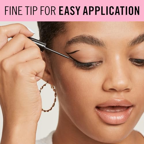 Rimmel Glam'eyes Professional Liquid Eye Liner, Black Glamour - Image 4