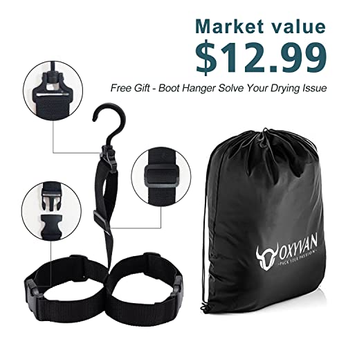image for OXYVAN Chest Waders with Boots for Men & Women, Nylon/PVC Lightweight 