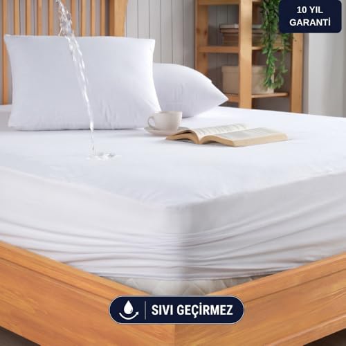 Mikrofiber Fitted Sıvı Geçirmez Alez - Tek-Çift Kişilik Alez- Yatak Koruyucu Çarşaf 90x190