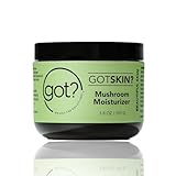 Got? Mushroom Moisturizer - Lightweight Hydrating Cream Infused with Reishi, Chaga, Cordyceps and Lion’s Mane Mushroom Extracts, Shea Butter, Vitamin E, and Essential Oils - 3.8 oz