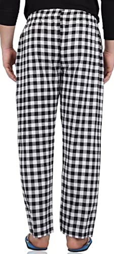 Image of Men's Cotton Checkered Pajama,