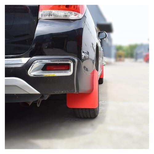 Bavettes de protection auto rouges sans perçage contre les éclaboussures - 7