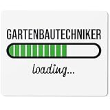 JUNIWORDS Mauspad Mousepad, Gartenbautechniker Loading (6197363)