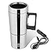HERCHR Bollitore Elettrico per Auto da Viaggio 12v/24v 300ml, Tazza riscaldante per Auto in Acciaio Inossidabile per Acqua, tè, caffè, Latte(24V)