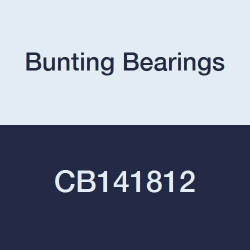 Bunting Bearings CB141812 Sleeve (Plain) Bearings, Cast Bronze C93200 (SAE 660), 7/8" Bore x 1-1/8" OD x 1-1/2" Length (Pack of 3)
