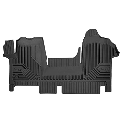 Tapis de Sol en Caoutchouc pour Nissan NV400 depius 2011/ Opel Movano B depius 2010/ Renault Master III 2010-2019 Améliorez Votre Confort de Voyage avec Le Tapis antidérapant Auto No.77- Tapis de Sol Cover