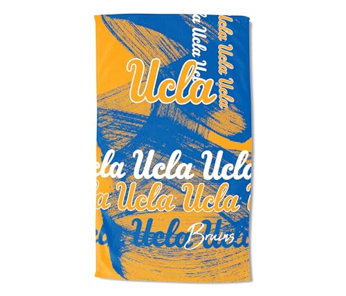 Northwest NCAA UCLA Bruins Oversized Microfiber Beach Towel, 40 x 72 Inches – Quick Dry, Sand Resistant, Lightweight, Highly Absorbent, Distorter Design
