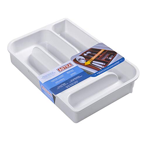 Astra OGE1/G*BR1 Organizador com Gaveta Extensível, Branco, 40x36x5cm
