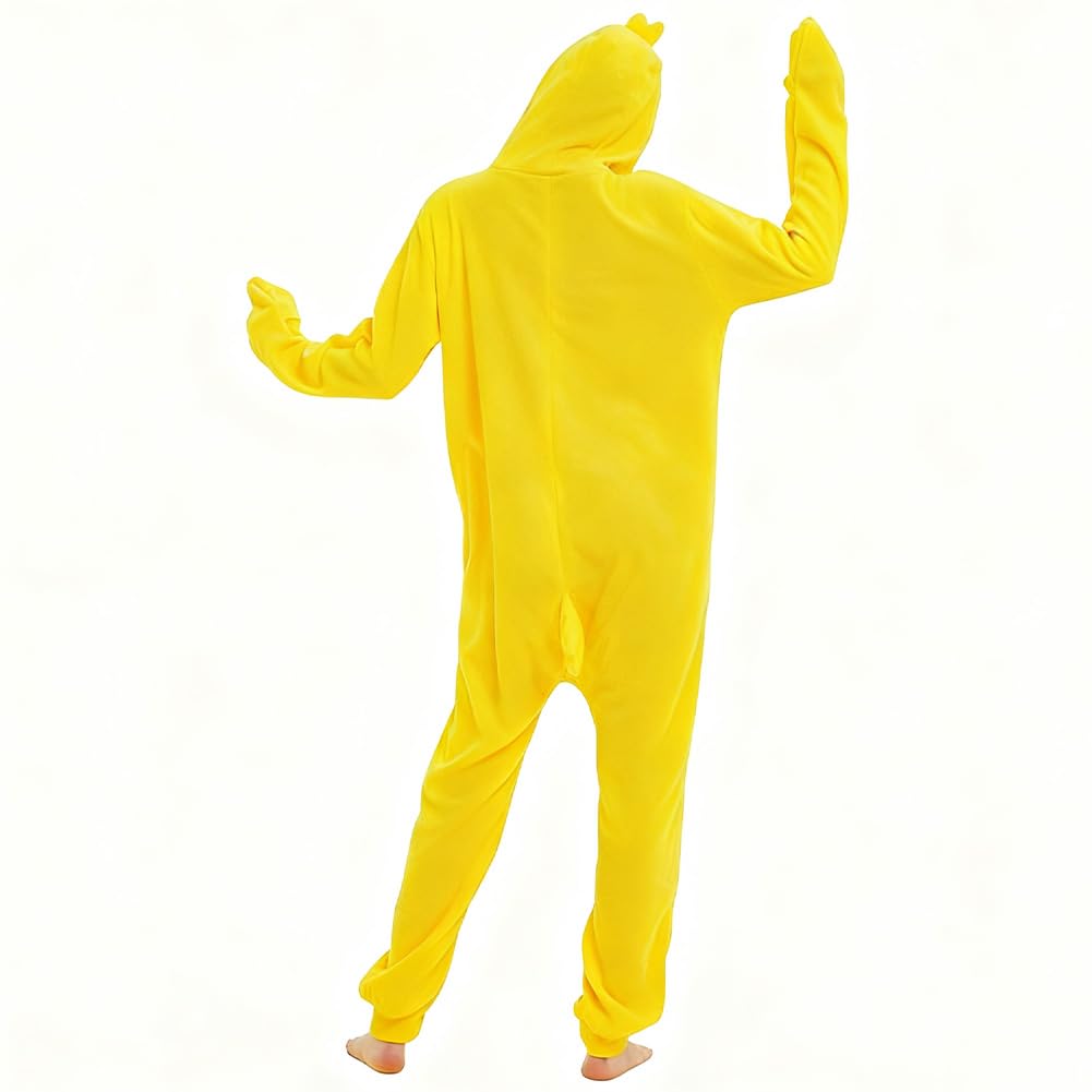 flintronic Unisex zwierzęcy kombinezon dla dorosłych, piżama dla dorosłych, bielizna nocna na Halloween, Boże Narodzenie, cosplay, przyjęcie, kostium, z kapturem, odzież domowa