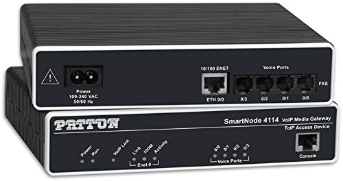 SmartNode VoIP Media Gateway SN4112/JS/EUI - VoIP-Telefonadapter - 10Mb LAN, 100Mb LAN