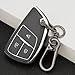 CHATYYD for Chevy Key fob Cover with Keychain,Soft TPU Car Key Cover Case for 2021-2025 Chevrolet Colorado Tahoe Silverado 1500 GMC Yukon Sierra Buick Encore(3 Buttons)