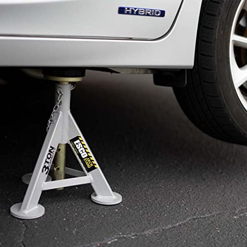 Esco 10498 Jack Stand, 3 Ton Capacity, Silver #TOP5