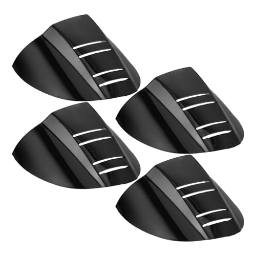 UKCOCO Protectores Laterales para Gafas de Sol, 4 Piezas Negras, Material Resistente para Reparación de Alas Laterales Dañadas
