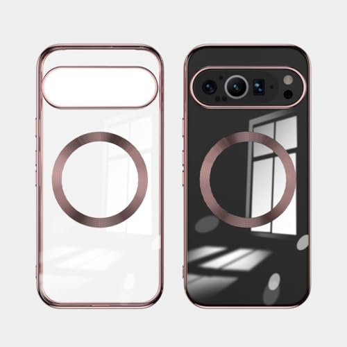 Google Pixel 10 Pro XL �p �P�[�X Magsafe�Ή� ���� �N���A ���b�L���H �w��h�~ ������� TPU ���΂݂ɂ��� �ω��� �����Čy�� �l�C google�s�N�Z��10 Pro XL�p�P�[�X �ϏՌ� �����h�~ ���[�Y�S�[���h