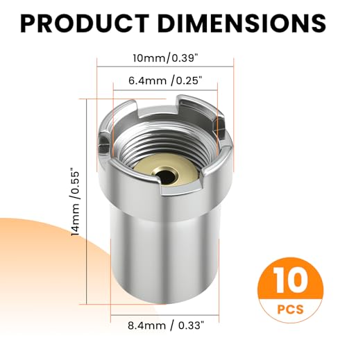 Image of Aifeier ET 510 Thread Magnetic Adapter, Universal 510 Threaded Battery Pen Connector, Soldering Iron Ring Adapter Repair Accessories for Electronic Devices (10PCS)