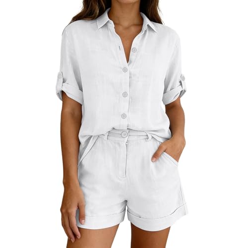 Traje de pantalón para mujer de muselina transpirable que evita el calor en verano