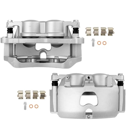 Image of SCITOO 18B5627 18B5626 Front Left & Right Disc Brake Calipers w /Bracket Fit For Ram For 2500 2019-2022,For Ram For 3500 2019-2022, Double Pistons