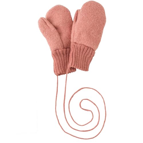 Gants de marche bébé avec cordon pour garder les mains au chaud en poussette cet hiver