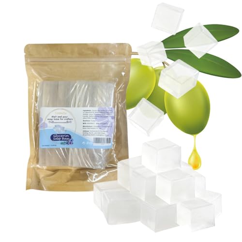 Clear Soap Base Bar, Melt and Pour Glycerin Soap Base 1 LB