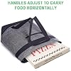 BeeGreen Cooler Bag Soft Insulated Tote for Beach Travel Grocery Shopping Lunch Portable Large Ice Coolers with Handle Hard Freezer Bags with Zippered Top Foldable Leakproof Delivery Totes Navy