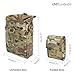 EXCELLENT ELITE SPANKER Molle Dump Pouch Drawstring Magazine Utility Pouch Folding Dump Pouch Waist Bag(Multicam)
