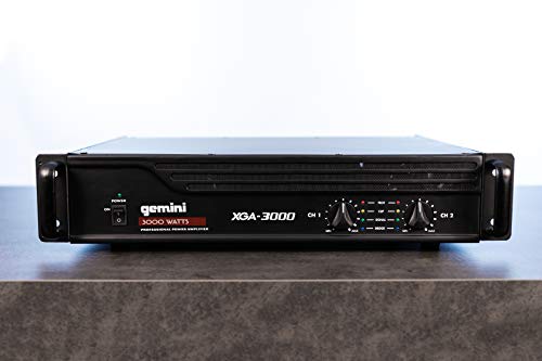 Gemini Sound XGA-3000 Class Ab 2X 200W Professional-Grade Dj Amplifier - Multizone Power Amplifiers thumb #1