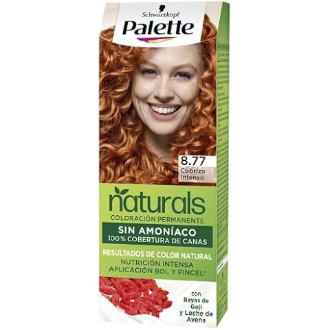 Tinte Schwarzkopf Palette Naturals 8.77 Cobrizo Intenso Sin Amoníaco Cover