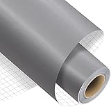 Madlie Rollo de vinilo adhesivo permanente plateado – 30,5 cm x 15 pies de vinilo extraíble premium para manualidades, carteles, álbumes de recortes y otros cortadores de manualidades.