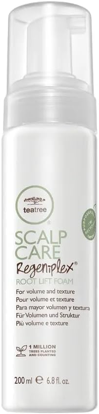 Paul Mitchell Tea Tree Scalp Care Anti-thinning Root Lift Foam – schuimversteviger voor een verbeterde haarstructuur, volume-mousse, ideaal voor dunner wordend haar, 200 ml