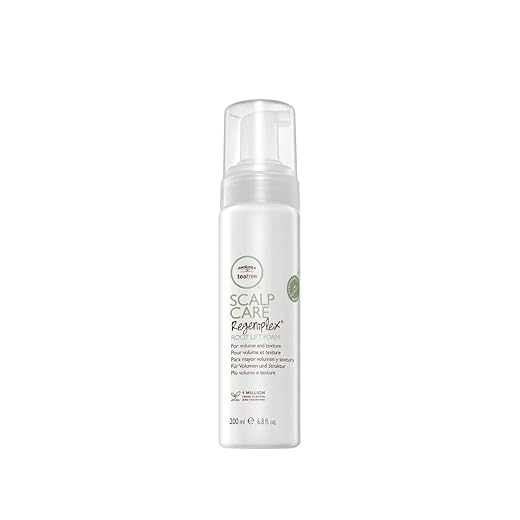 Tea Tree Scalp Care Anti-Thinning Root Lift Foam, Volumizing Mousse, For Thinning Hair, 6.8 fl. oz.