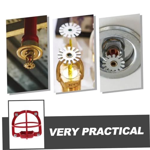 Protector de cabezal de aspersor contra incendios de 20 mm con jaula roja para techo 4