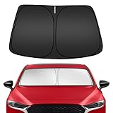 ARISMOTOR Windshield Sun Shade for Mazda 3 Mazda3 2019-2025, Custom Fit Foldable Front Window Sunshade Sun Visor Protector, Block UV Rays Keep Your Car Cooler