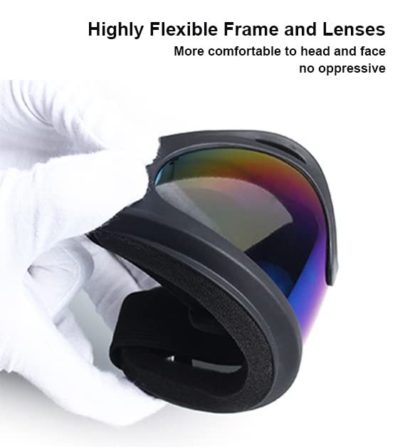 UV Protection Ski Goggles, Unisex OTG Snowboard, Quality TPU Motorcycle With Soft Thick Foam - Image 2