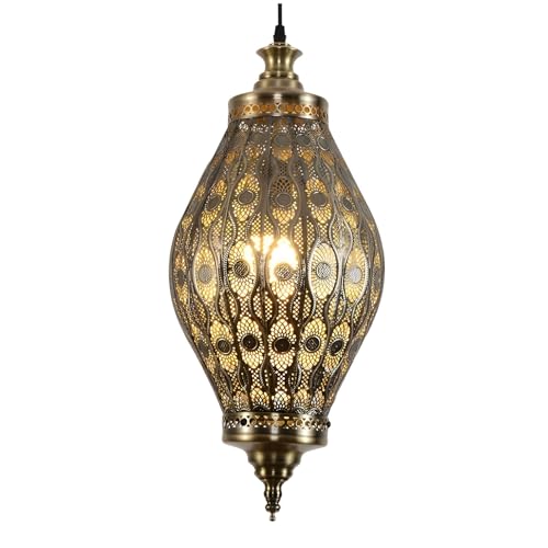 Lustre vintage poreux pour éclairer un couloir sombre et hall d'entrée