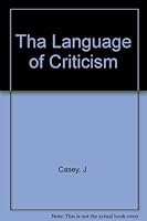 Tha Language of Criticism B007ZKNF7I Book Cover