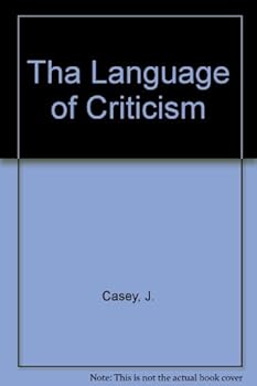 Hardcover Tha Language of Criticism Book
