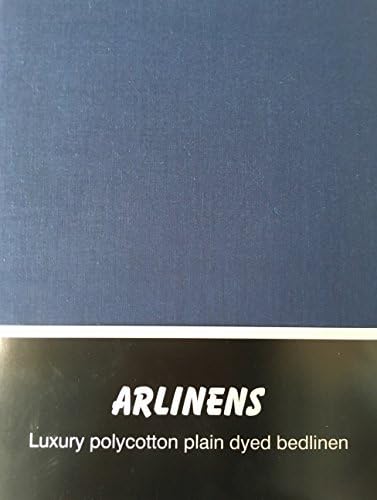 ARLINENS Polycotton Flat Sheets in Following Colours and Sizes: (SINGLE, RED)