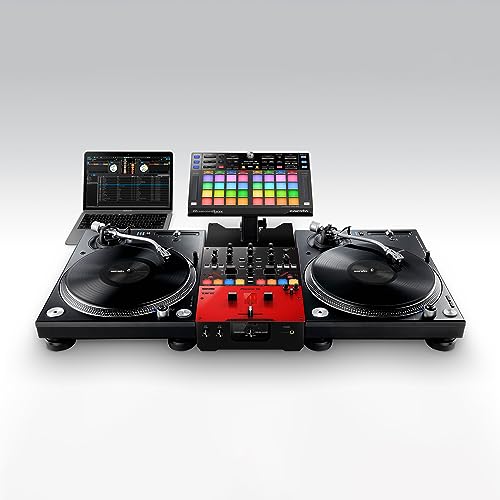 Pioneer DJ DJM-S5 2-channel Mixer for Serato DJ,Red/Black