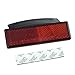 Produktbild Rückstrahler "Fender" rot rechteckig 93x28mm